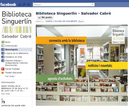 Biblioteca Singuerlin ja té Facebook