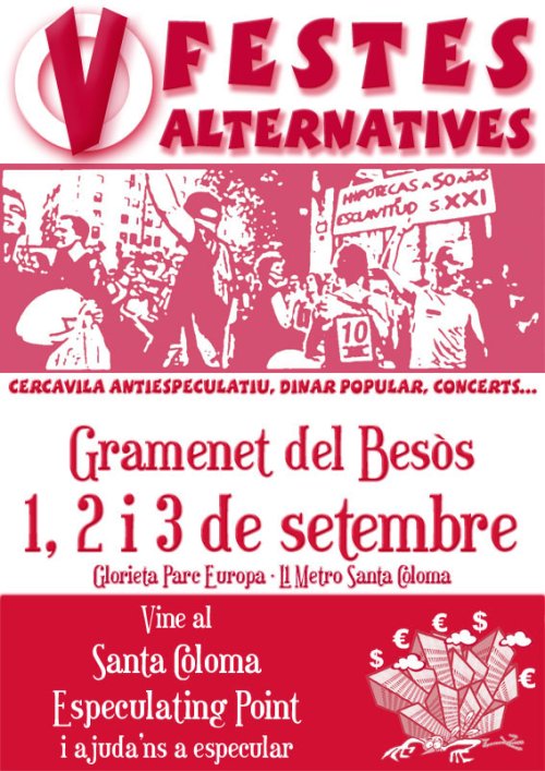 Cartell festes alternativas Santa Coloma 2006