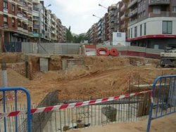 Obres de Rambla Sant Sebastià amb Avg Generalitat