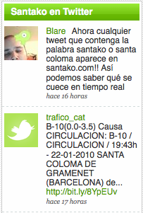 Santa Coloma en Twitter