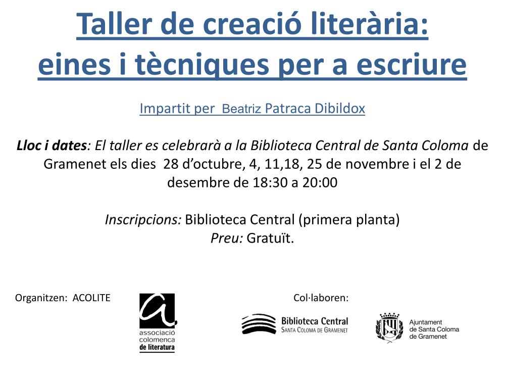 Taller de Creació Literaria