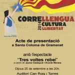 [Correllengua Gramenet] Dijous 25 de Setembre acte inaugural