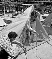 Acampada a modo de protesta por Can Zam General
