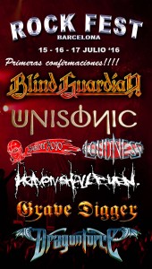 ROCK FEST BARCELONA ANUNCIA SUS PRIMERAS BANDAS PARA LA EDICIÓN 2016 General