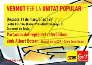 Parlem del repte del referèndum amb el diputat Albert Botran General
